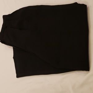 Charter Club Petites Black Lined Pleated Trousers size: 6P